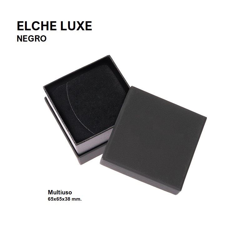 Caja Elche LUXE juego + cadena/colgante 65x65x38 mm.